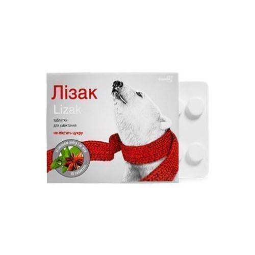 Лізак таблетки для смоктання (аніс і м'ята) №10 - фото №1 Лізак таблетки для смоктання (аніс і м'ята) №10