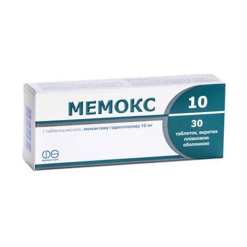 Мемокс 10 мг таблетки №30 - фото №1 Мемокс 10 мг таблетки №30