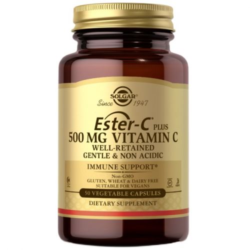 Solgar Естер-С плюс Вітамін С 500 мг капсули №50 - фото №1 Solgar Естер-С плюс Вітамін С 500 мг капсули №50