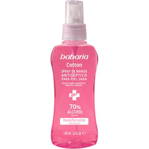 Спрей-антисептик Babaria (Бабарія) з Бавовною та олією Шипшини 100 мл - фото №1 Спрей-антисептик Babaria (Бабарія) з Бавовною та олією Шипшини 100 мл