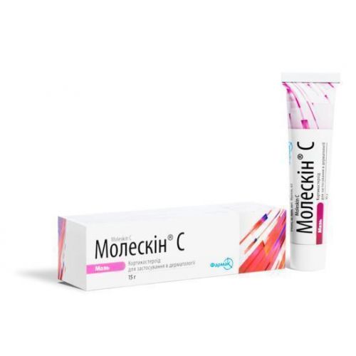 Молескін С 0,1% мазь 15 г - фото №1 Молескін С 0,1% мазь 15 г