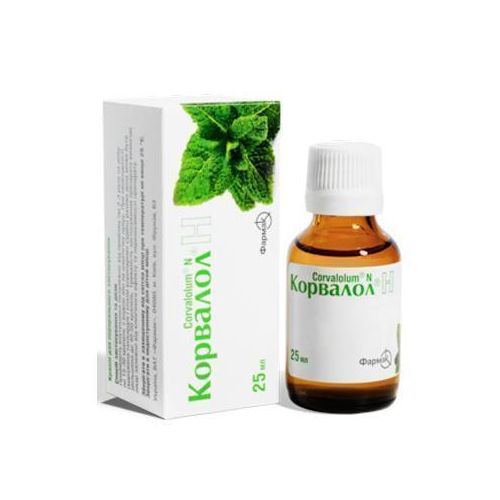Корвалол Н краплі 25 мл - фото №1 Корвалол Н краплі 25 мл