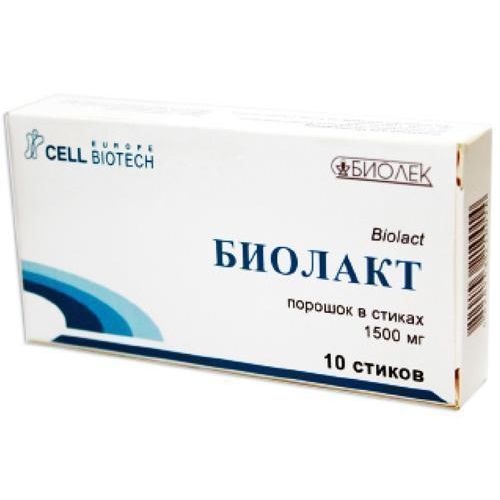 Біолакт порошок 1500 мг пак. №10 - фото №1 Біолакт порошок 1500 мг пак. №10
