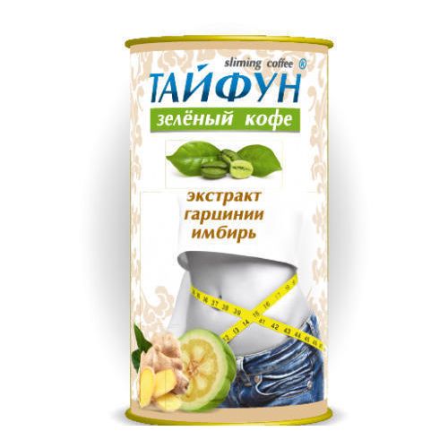 Тайфун Кава зелена з Імбирем та гарцинією 100 г - фото №1 Тайфун Кава зелена з Імбирем та гарцинією 100 г