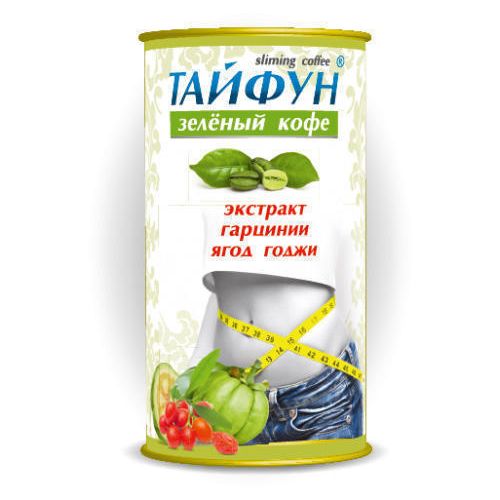 Тайфун Кава зелена з ягодами Годжі та гарцинією 100 г - фото №1 Тайфун Кава зелена з ягодами Годжі та гарцинією 100 г