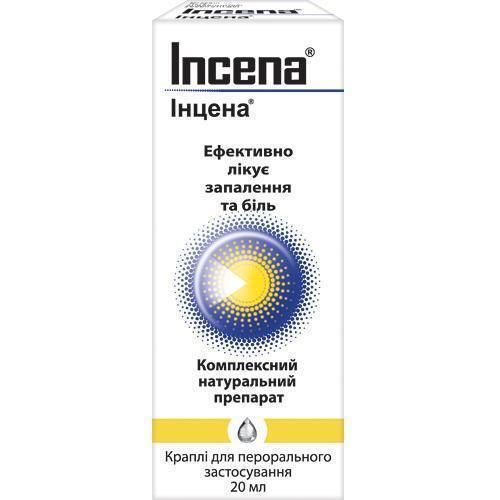 Інцена краплі 20 мл - фото №1 Інцена краплі 20 мл