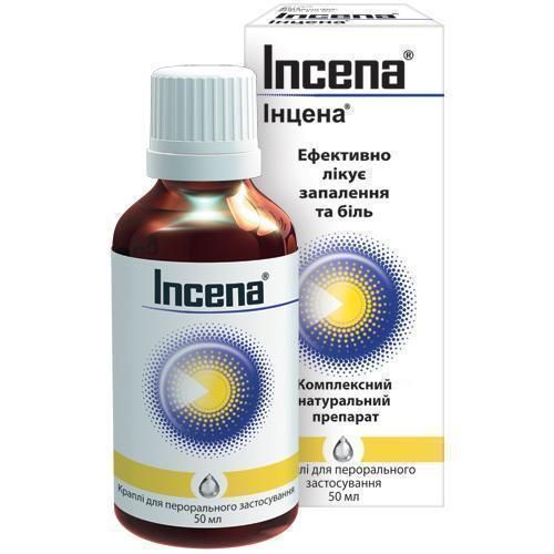 Інцена краплі 50 мл - фото №1 Інцена краплі 50 мл