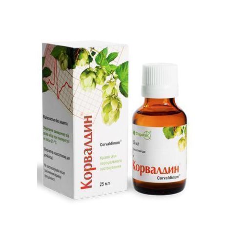 Корвалдин краплі 25 мл - фото №1 Корвалдин краплі 25 мл