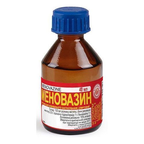 Меновазин розчин 40 мл - фото №1 Меновазин розчин 40 мл