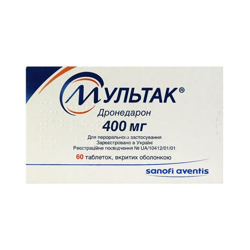 Мультак 400 мг таблетки №60 - фото №1 Мультак 400 мг таблетки №60
