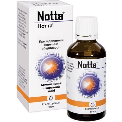 Нотта краплі 50 мл - фото №1 Нотта краплі 50 мл