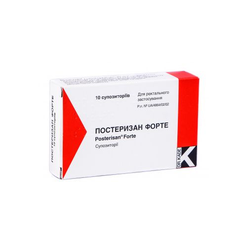 Постеризан форте свічки №10 - фото №1 Постеризан форте свічки №10