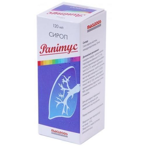 Рапітус сироп 30 мг/5 мл 120 мл №1 - фото №1 Рапітус сироп 30 мг/5 мл 120 мл №1