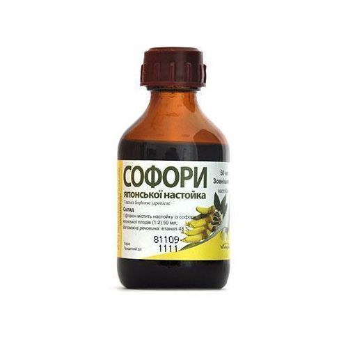 Софори настойка 50 мл - фото №1 Софори настойка 50 мл