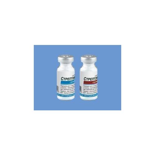 Стрептоміцин порошок 0,5 г - фото №1 Стрептоміцин порошок 0,5 г