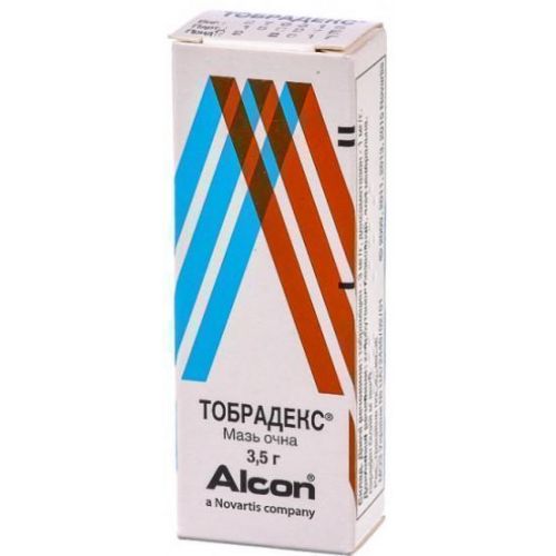 Тобрадекс мазь очна туба 3,5 г - фото №1 Тобрадекс мазь очна туба 3,5 г