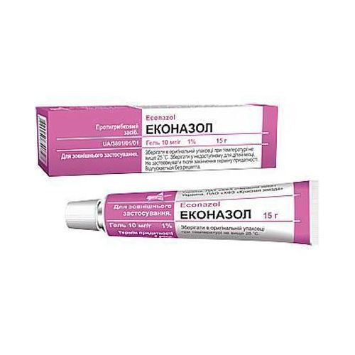 Еконазол 1% гель 15 г - фото №1 Еконазол 1% гель 15 г