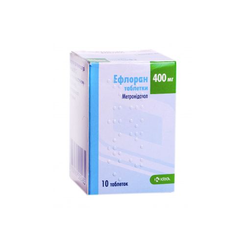 Ефлоран 400 мг таблетки №10 - фото №1 Ефлоран 400 мг таблетки №10