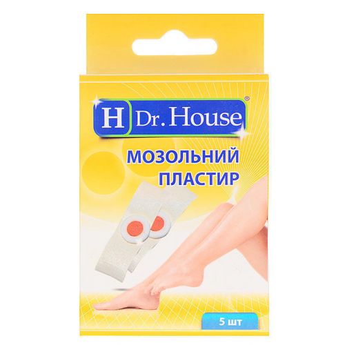 Мозольний пластир «H Dr. House», 5 шт - фото №1 Мозольний пластир «H Dr. House», 5 шт