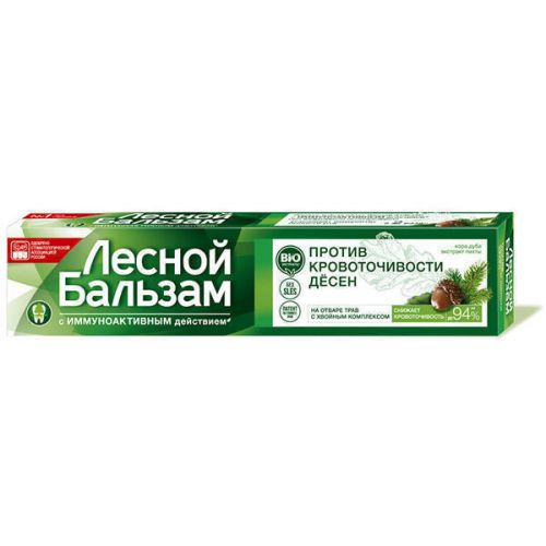 Зубна паста Лісовий бальзам Кора Дуба + Ялиця 75 мл - фото №1 Зубна паста Лісовий бальзам Кора Дуба + Ялиця 75 мл
