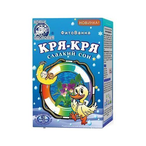 Фітованна Ключі здоров'я для дітей Кря-Кря солодкий сон №3 30 г - фото №1 Фітованна Ключі здоров'я для дітей Кря-Кря солодкий сон №3 30 г