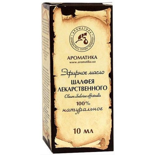Олія ефірна шавлії лікарської 10 мл - фото №1 Олія ефірна шавлії лікарської 10 мл