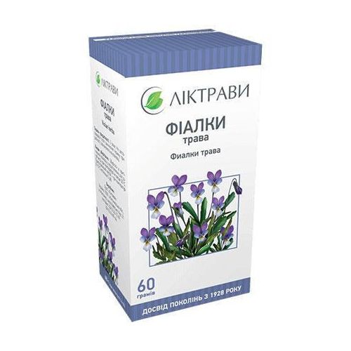 Фіалки трава 30 г (20 по 1,5 г) - фото №1 Фіалки трава 30 г (20 по 1,5 г)
