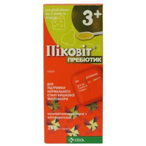 Піковіт пребіотик сироп 150 мл - фото №1 Піковіт пребіотик сироп 150 мл