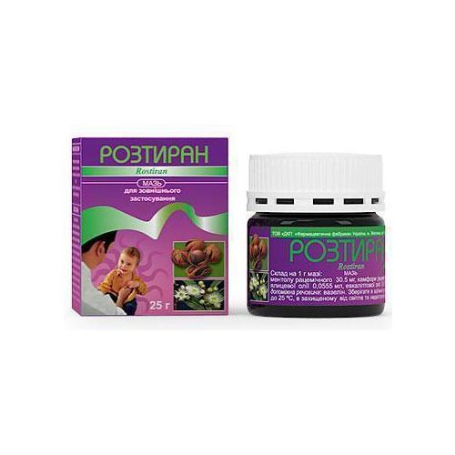 Розтиран мазь банка 25 г - фото №1 Розтиран мазь банка 25 г