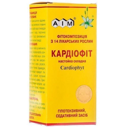 Кардіофіт фітобальзам 100 мл - фото №1 Кардіофіт фітобальзам 100 мл