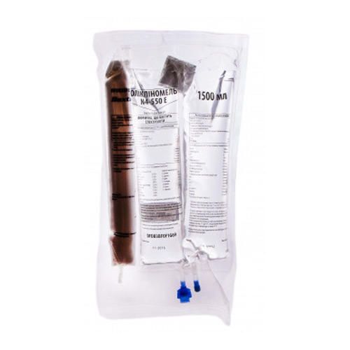 Олікліномель N4-550Е емульсія для інфузій 1500 мл №4 - фото №1 Олікліномель N4-550Е емульсія для інфузій 1500 мл №4