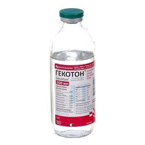 Гекотон розчин для інфузій 200 мл - фото №1 Гекотон розчин для інфузій 200 мл