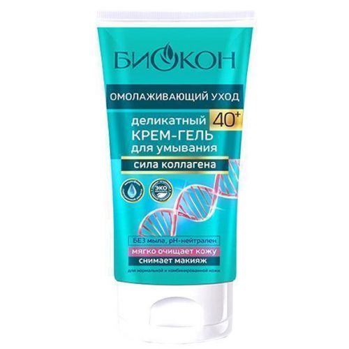 Крем-гель для вмивання Сила колагену (40+) 175 мл - фото №1 Крем-гель для вмивання Сила колагену (40+) 175 мл