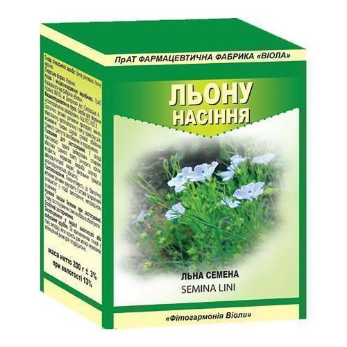 Льону насіння 200 г - фото №1 Льону насіння 200 г