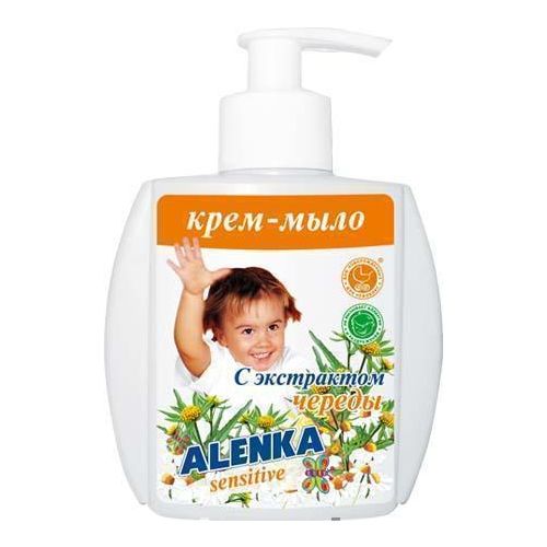 Крем-мило рідке Оленка з екстрактом причепи (череди) 200 мл - фото №1 Крем-мило рідке Оленка з екстрактом причепи (череди) 200 мл